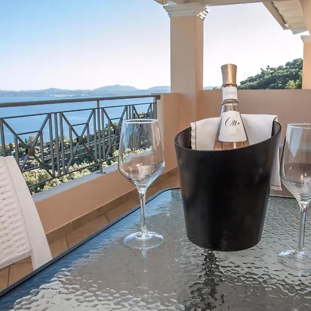 Ferienhaus Sotiris With Pool And Amazing Sea Views Nisaki (Corfu)