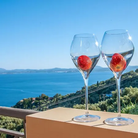 Ferienhaus Sotiris With Pool And Amazing Sea Views Nisaki (Corfu)